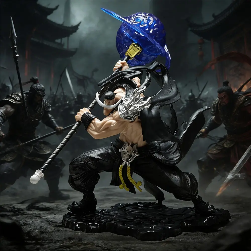 One Piece Series Whitebeard Action Figure, Anime Collectible Statue Model, Display Ornament, Hobby Gift Item