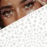 2pcs Pearl Luxurious Aesthetic Makeup Sticker Set, Self-Adhesive Face and Eye Decor Gems, Perfect for Festival, Party, and Concert Looks