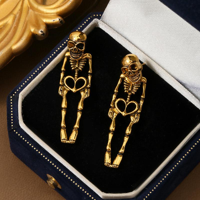 Skull & Skeleton Dangle Earrings – Bold & Fun Accessory