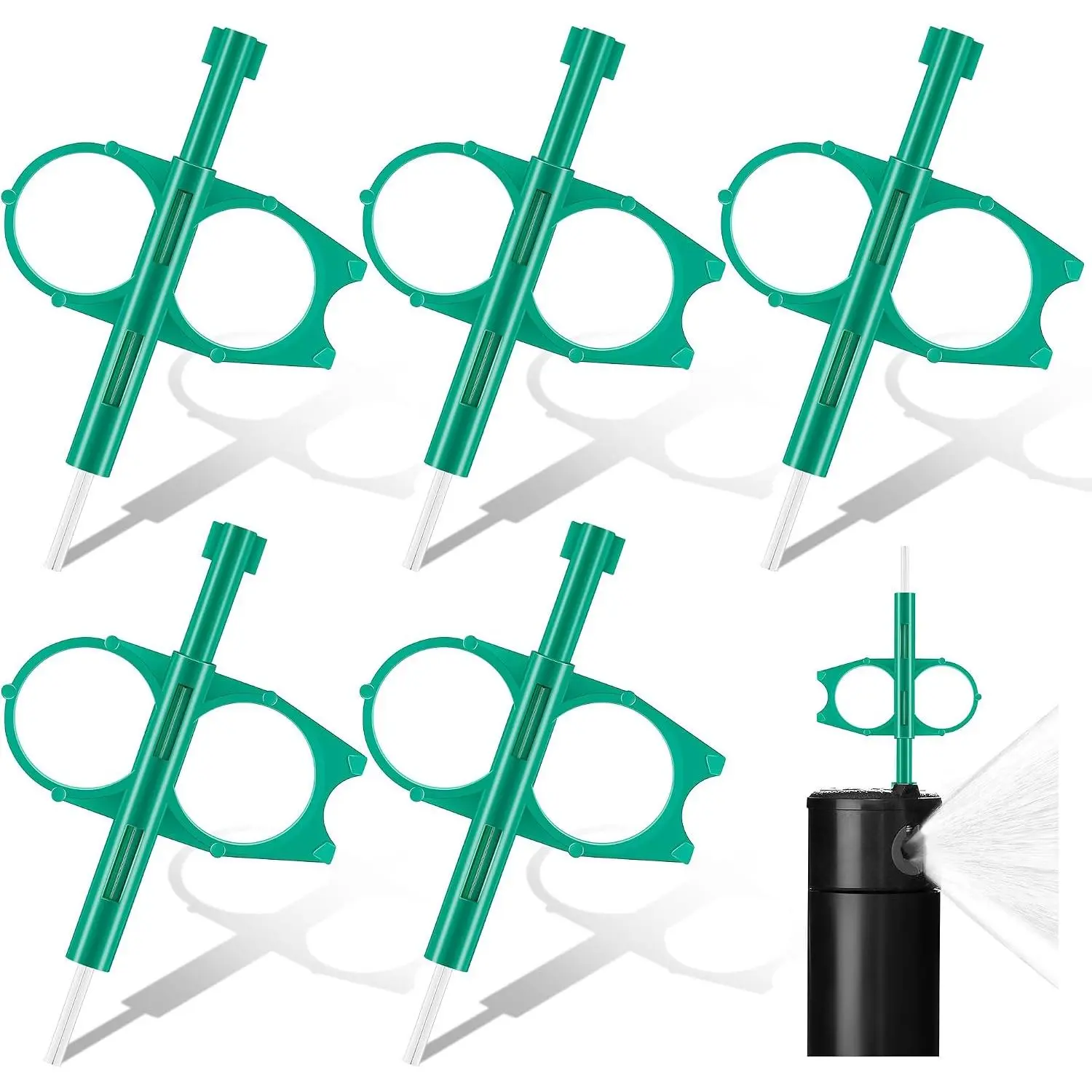 5 count Rotary Sprinkler Tool Compatible with Hunter PGP Rotor Sprinkler  | Sprinkler Tools Compatible with Hunter PGP, PGH, PGM, I-20, I-25, I-40, I-60 Rotors, Nozzle ,  Angle Control