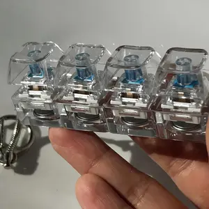 Multifunctional LED Sensory Fidget Keyboard Clicker Keychain - 1-Count Portable Stress Relief Tool, Fingertip Light, Playful Fashion Accessory for Kids, Sensory Fidget Keychain, Playful Keychains
