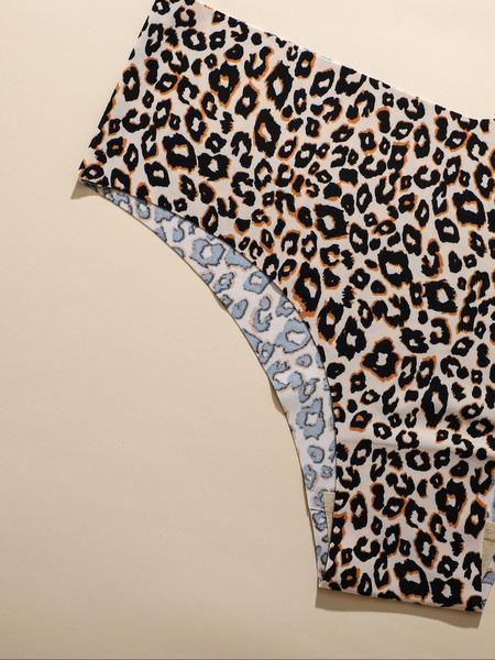 Women's Leopard Print Socks, 21/36 Pairs Pack, Casual Crew Socks, Comfortable & Stylish Design, Perfect for Daily Wear