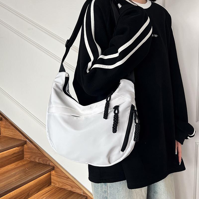 2026 New Nylon Shoulder Crossbody Bag, Casual Japanese & Korean Versatile Dumpling Bag for Autumn & Winter Outings women handbags luxury designer tote real