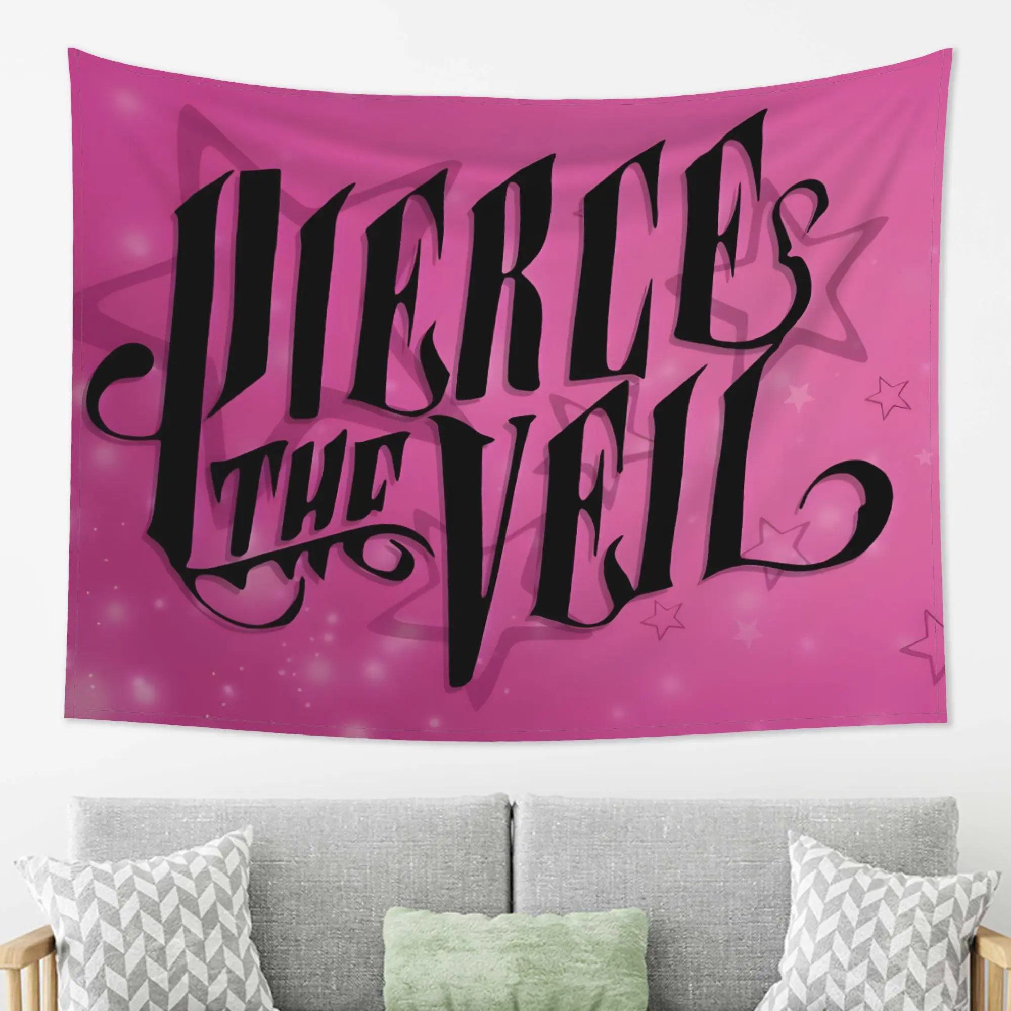 Ptv-Inspired Fun Tapestry, High-Quality Printing with Clear Patterns, Decorating Space And Creating Atmosphere, All-Season Gift