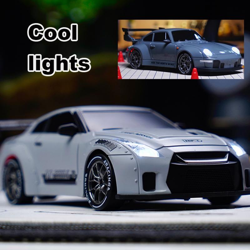 1:24 Remote Control Drift Car, 2.4G 4WD RC Car, RC Model Car, Remote Controlled Car, with Lights and Extra Tires, 1 Box, Perfect Birthday Gift for Kids