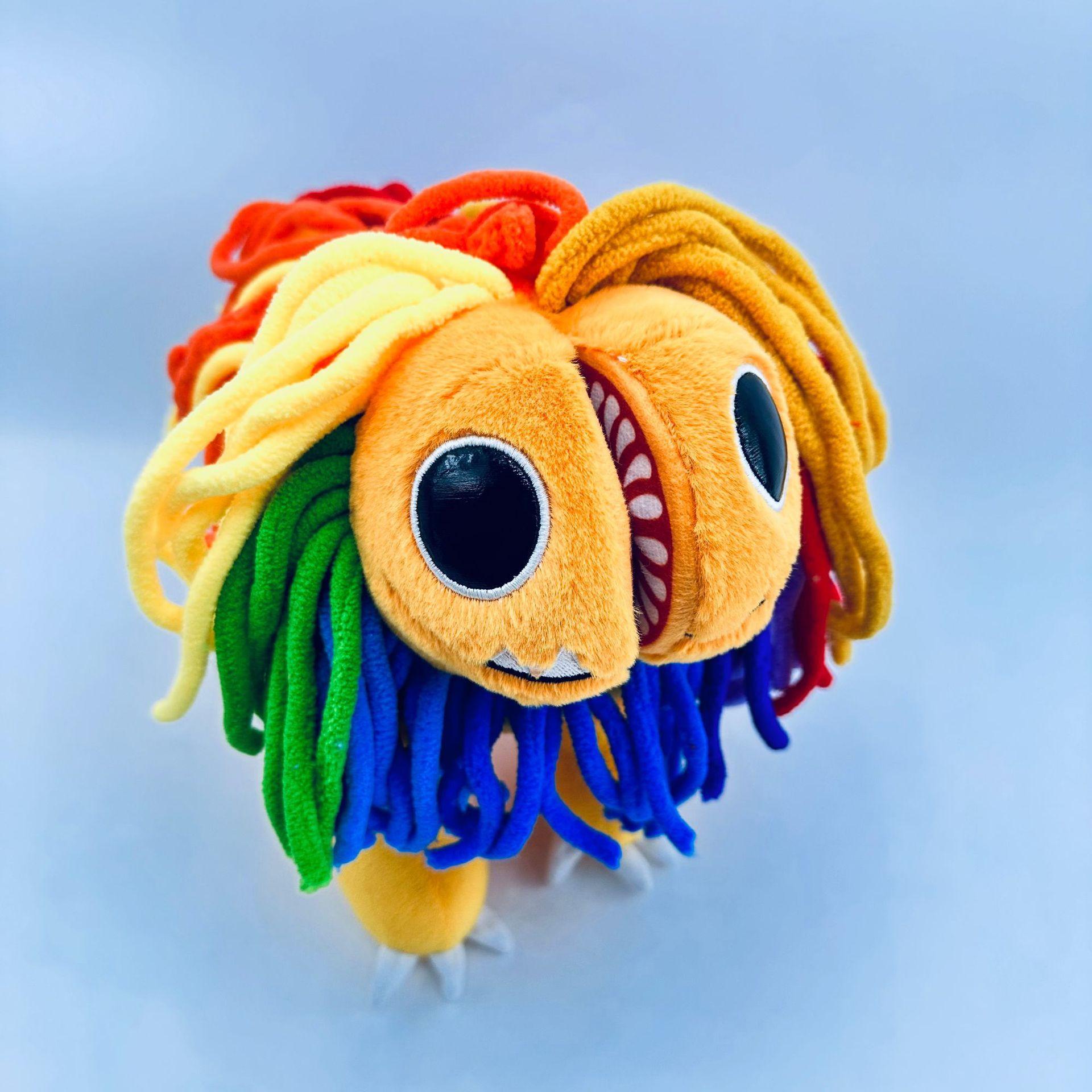 25cm Yarnaby Smiling Devil Lion Small Animal Halle Sawyer Smiling Friend Weak Magnet Plush Doll Anime Action Gift Toys KIDS