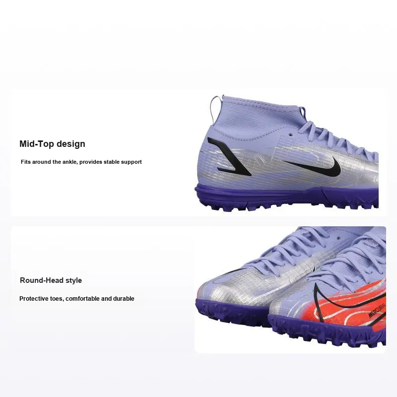 Kylian Mbappé x Nike Mercurial Superfly 8 Academy TF GS 'Flames' DB0935-506