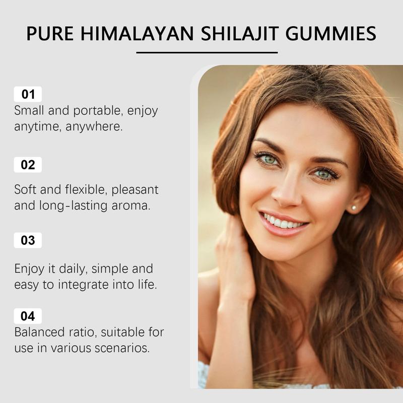 [GRAB 3 NOW] Shilajit Gummies With Ashwagandha, Gokshura & Black Ginger|shilajit for men 60 Gummies| Daily Care Support for Enhancing Physical Energy Vitality Supplement