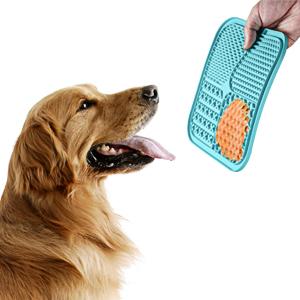 Licking Mat for Dogs & Cats 1 Pack with Suction Cups, Dog Lick Mat for Anxiety Relief, Dog Toys to Keep Them Busy, Peanut Butter Licking Pad for Boredom Reducer, Perfect for Bathing Grooming