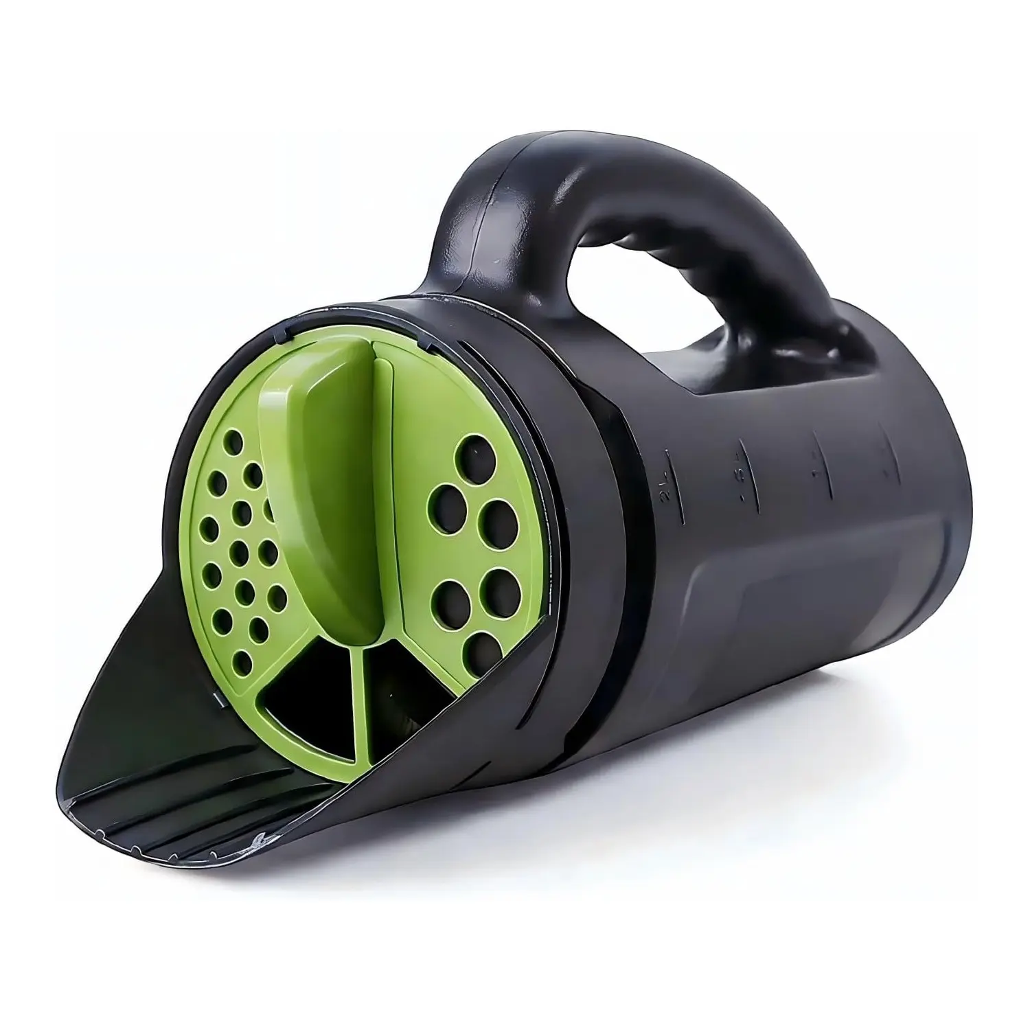 Seed Spreader Hand Held, Hand Spreader Lawn and Garden for Fertilizer Grass Seed Salt Ice Melt Earth Food, Seed Shaker with Multiple Adjustable Opening Sizes for All Purpose, Up to 80 Oz