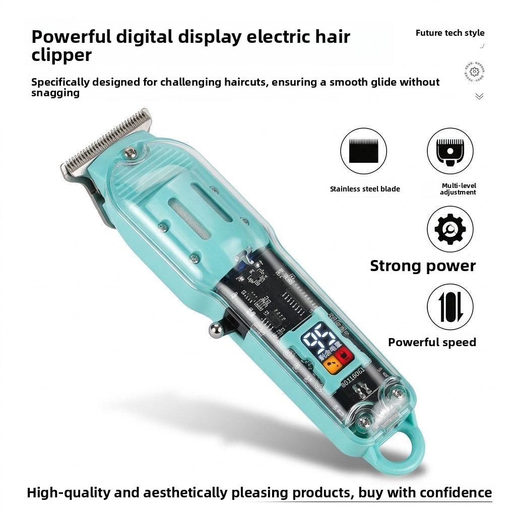 Professional hair clipper, new smart home-use carving and trimming electric trimmer, shaver, dog grooming clipper