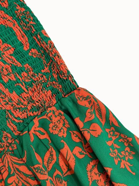 Women's Floral Print Shirred Waist Maxi Dress, Sleeveless Backless Design, Adjustable Strap, Casual Vacation Wear, Spring Summer