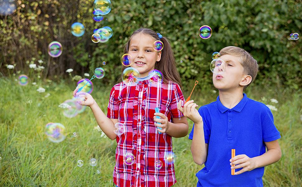 Easter Basket Goodie Bag Stuffer Fillers for Kids, 32 Pack Mini Bubble Wand Toys Gifts for Toddlers, Small Spring Birthday Camping Party Favor Supplies, Classroom School Stuff Prize Treats Non Candy