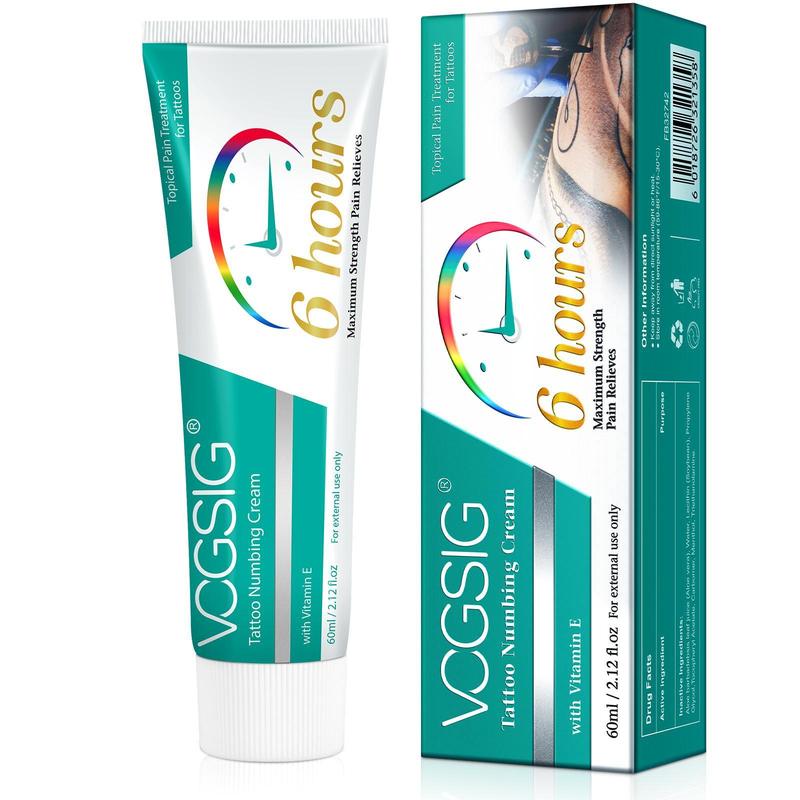 Tattoo Numbing Cream, 6 Hours Maximum Strength Tattoo Care Cream, Fast Absorption Tattoo Care Product for Tattoo Aftercare Tattoo Numbing Cream, 6 Hours Maximum Strength Tattoo Care Cream, Fast Absorption Tattoo Care Product for Tattoo Aftercare