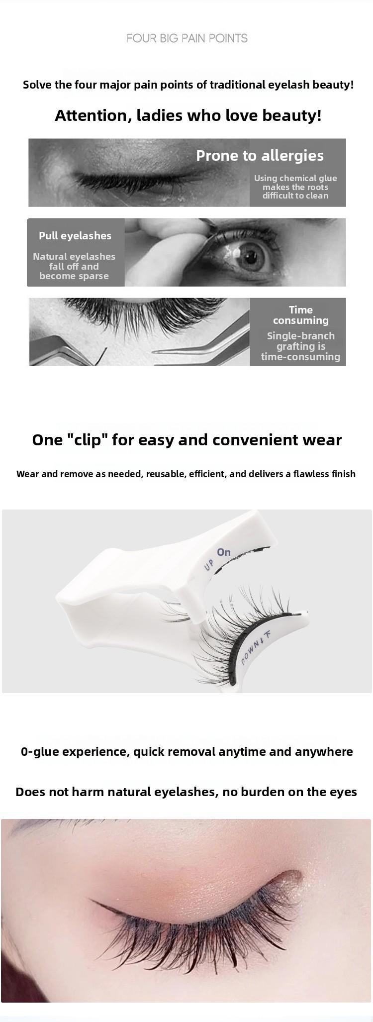 Magnetic Eyelashes Kit - Camellia Style All-in-One Case