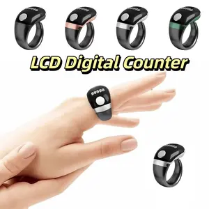 Removable Point Marker Digital Tally Counter 99999 LCD Display Type-C Charging Electronic Tally Counter Three-speed Adjustable
