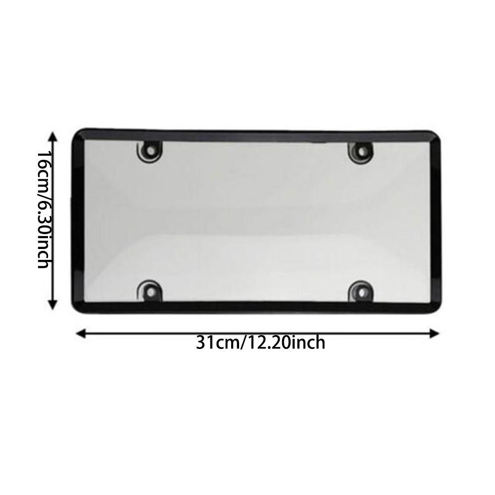 Car License Plate Frame Set with Screws, Nuts, Washers and Screwdriver, 42-Piece Vehicle License Plate Holder, Universal Car Exterior Accessory, Car Accessories