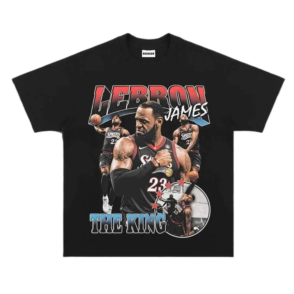 [Sale Up To 50%] Unisex VINTAGE TEE |   LEBRON JAMES 76ERS 7.27.5
