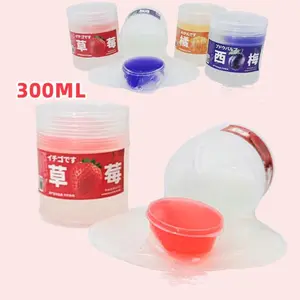 300ml Large Slime Decompression Crystal Mud Simulated Fruit Juice Decompression Kneading Soft And Relaxed Pinch Relieve Pressure