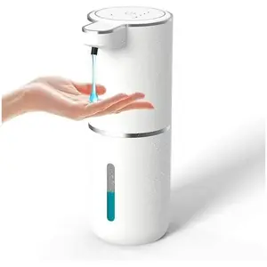 Automatic soap dispenser, USB-charged electric liquid soap dispenser, USB Rechargeable intelligent smart touchless soap dispenser, suitable for home, kitchen and bathroom