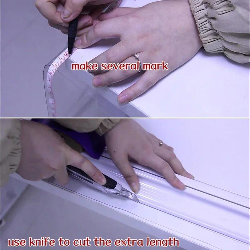 PVC Transparent Tablecloth Waterproof Oil-proof Anti-scalding Soft Glass Rectangular Tablecloth Kitchen Table Mat Table Cover