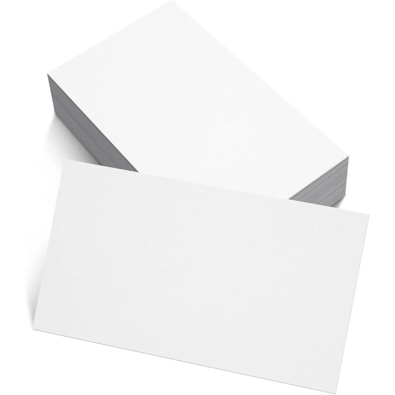 100 Sheets 2.5x3.5 Inches 350gsm Thick Blank Heavy Weight Cover Cardstock - Almost No Risk of Bleed-Through for DIY Scrapbooking, Birthdays, Banquets - Showers, Corporate Use, Paper Craft Projects