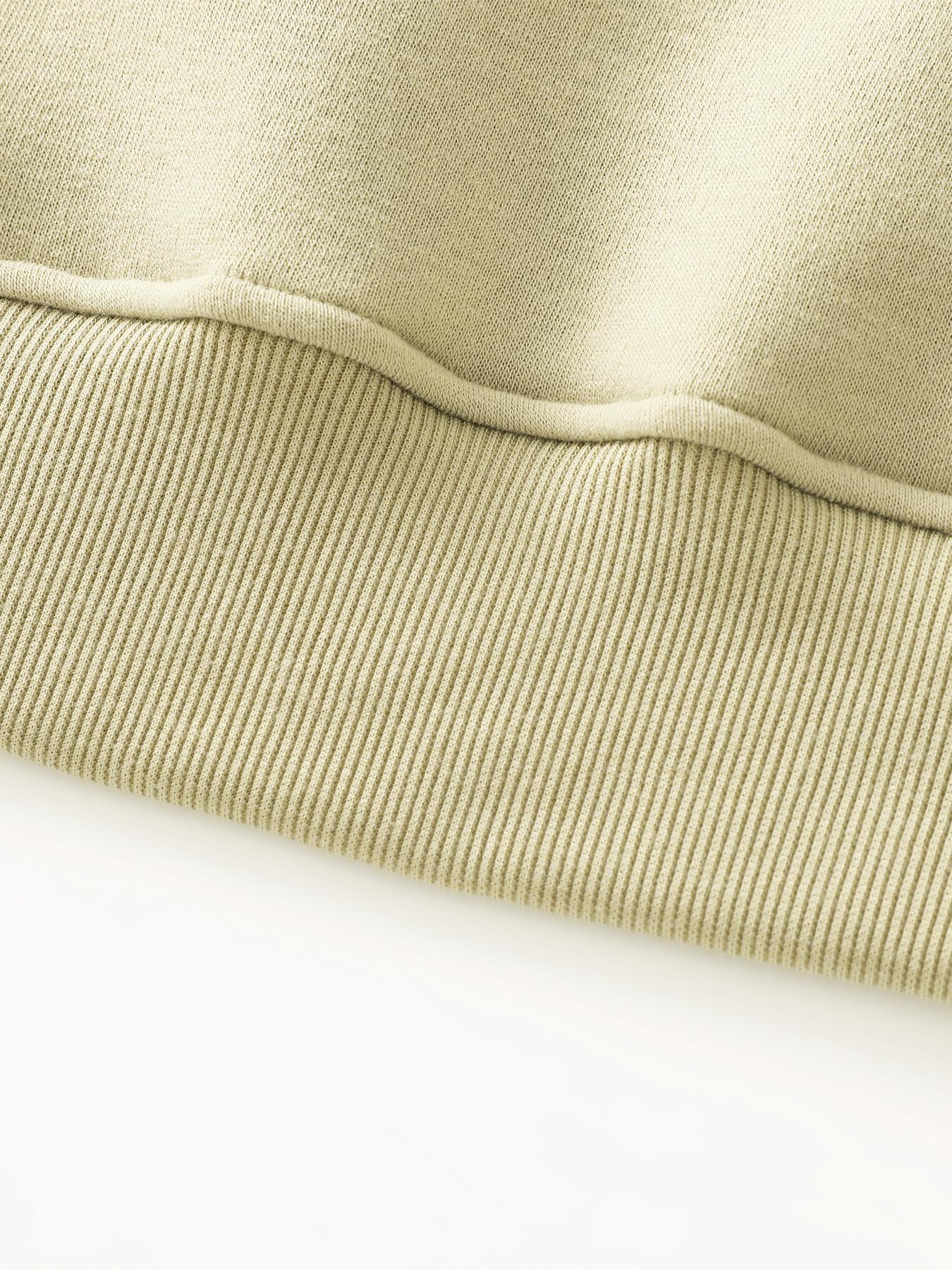 Men's Solid Half Zip Thermal Lined Hoodie, Casual Regular Fit Long Sleeve Hooded Sweatshirt for Fall & Winter, Men's Clothes for Daily Wear