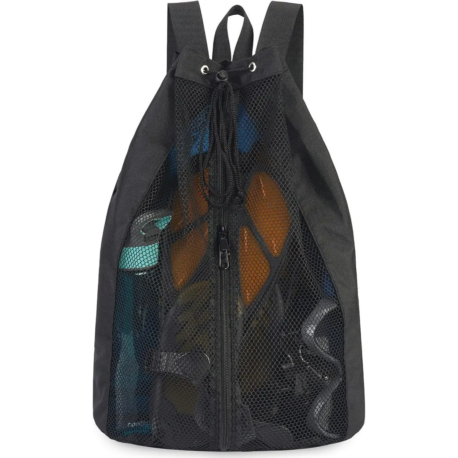 Swim Bag for Swimmers, Mesh Beach Backpack | Drawstring, Wet Pocket, Adjustable Straps, For Snorkeling, Gym, Pool, Cruise, Camp, Water Park