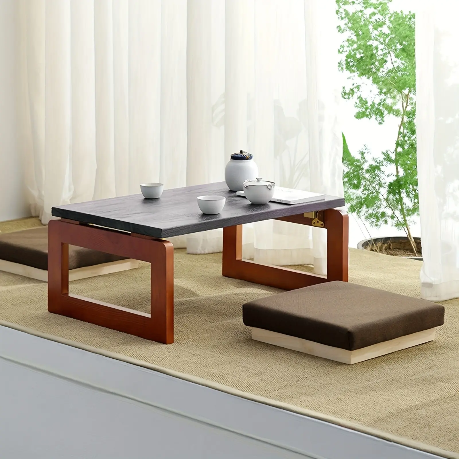 Flodable Folding Coffee Table Laptop Low Tea Table Tea Picnic Table