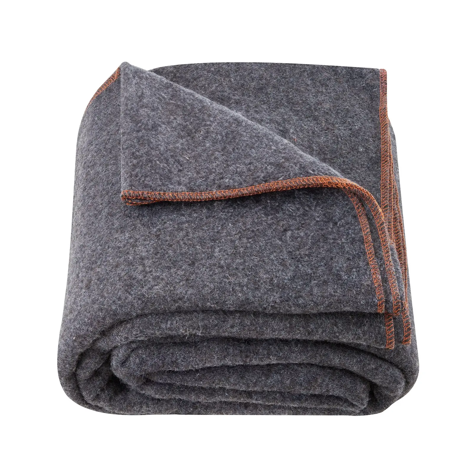 【DealsForYouDays】VEVOR Wool Camping Blanket, Large Warm Stadium Blanket, Waterproof Windproof, Flame Retardant, Great for Outdoors, Picnics, Hiking, Sports Events, Travel, 64" x 88" (80 Wool), Light Grey