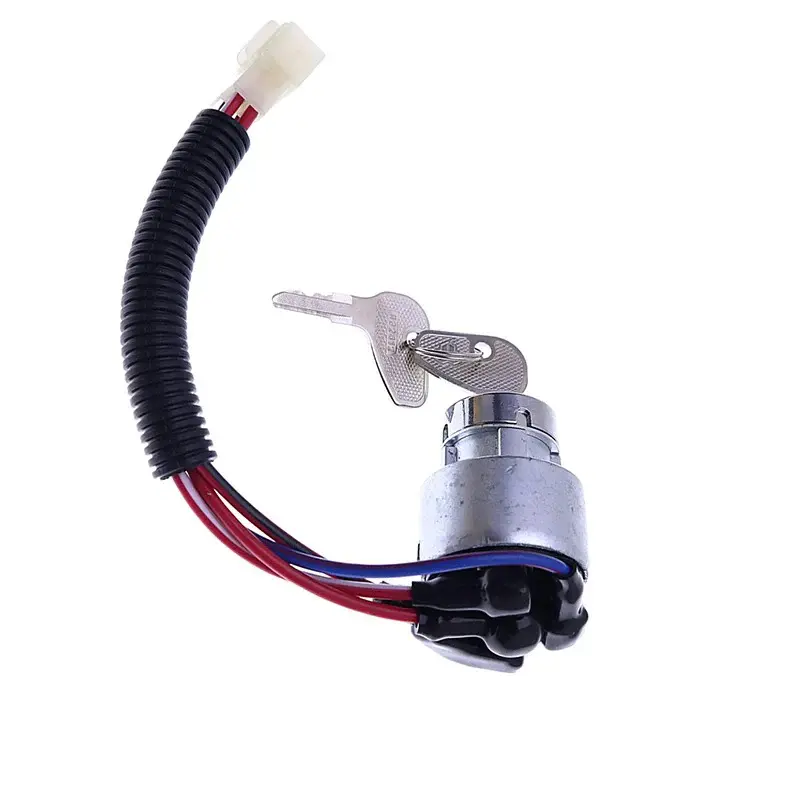 FridayParts Ignition Switch with 2 Keys - Kubota Tractors Replacement Part for TC020-31822, Fits L2600F, L3000F, L3400F, L4300F, L4600F, MX4700F, MX5100F, L2501H Models, Two Keys