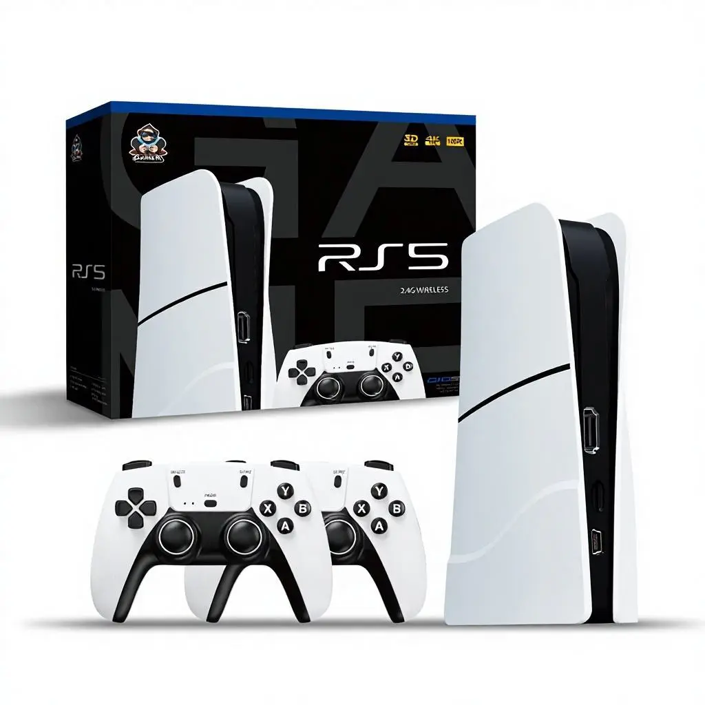 RS5 2026 New 4K HDR Android TV Game Console 5G WiFi 3D God of War Arcade