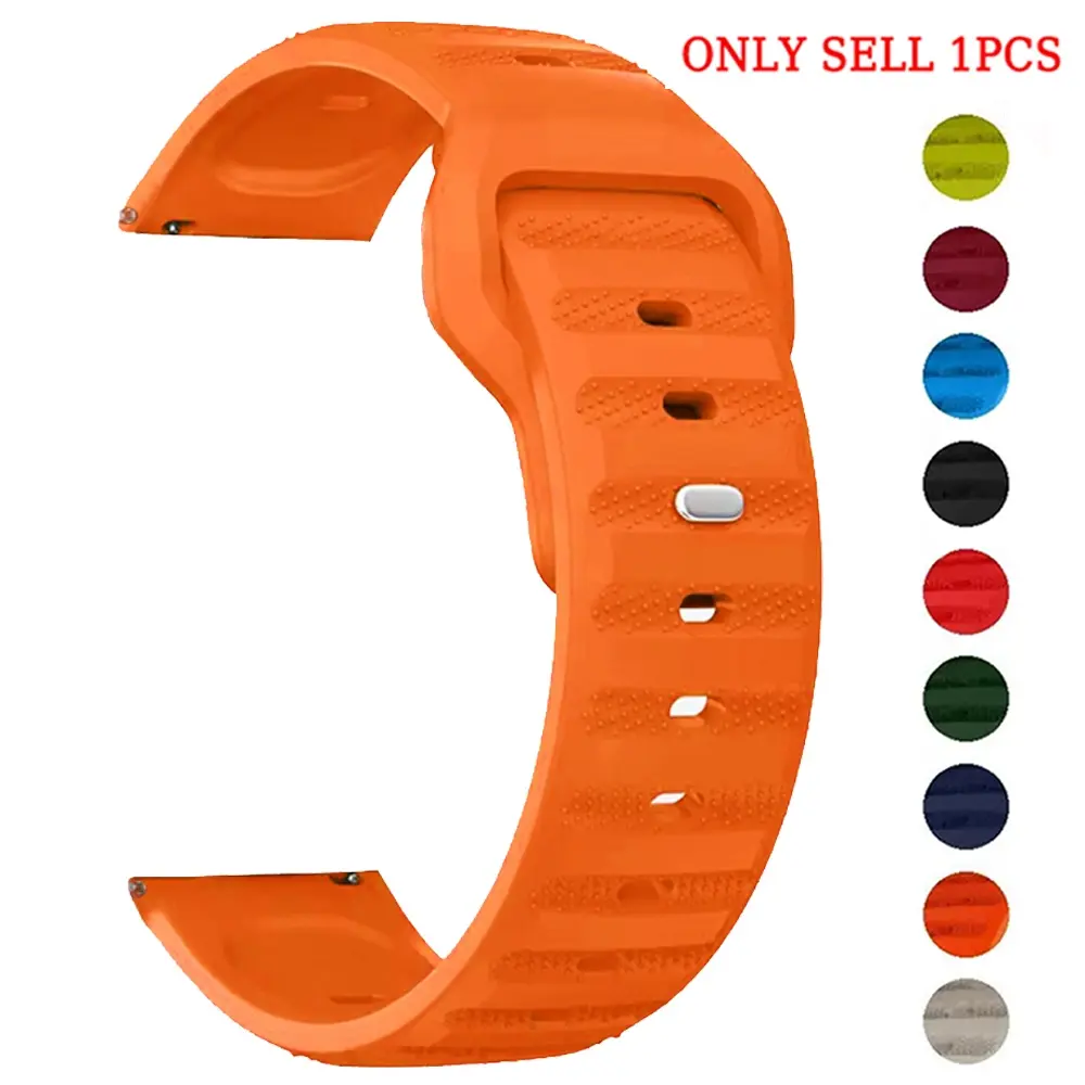 20mm 22mm silicone strap for Huawei Huami Amazfit BALANCE sports wristband for Amazfit Active Max 2 3 BIP MAX 6 5 3 GTR 4 3 2e GTS 4/2mini 3 2e replacement bracelet