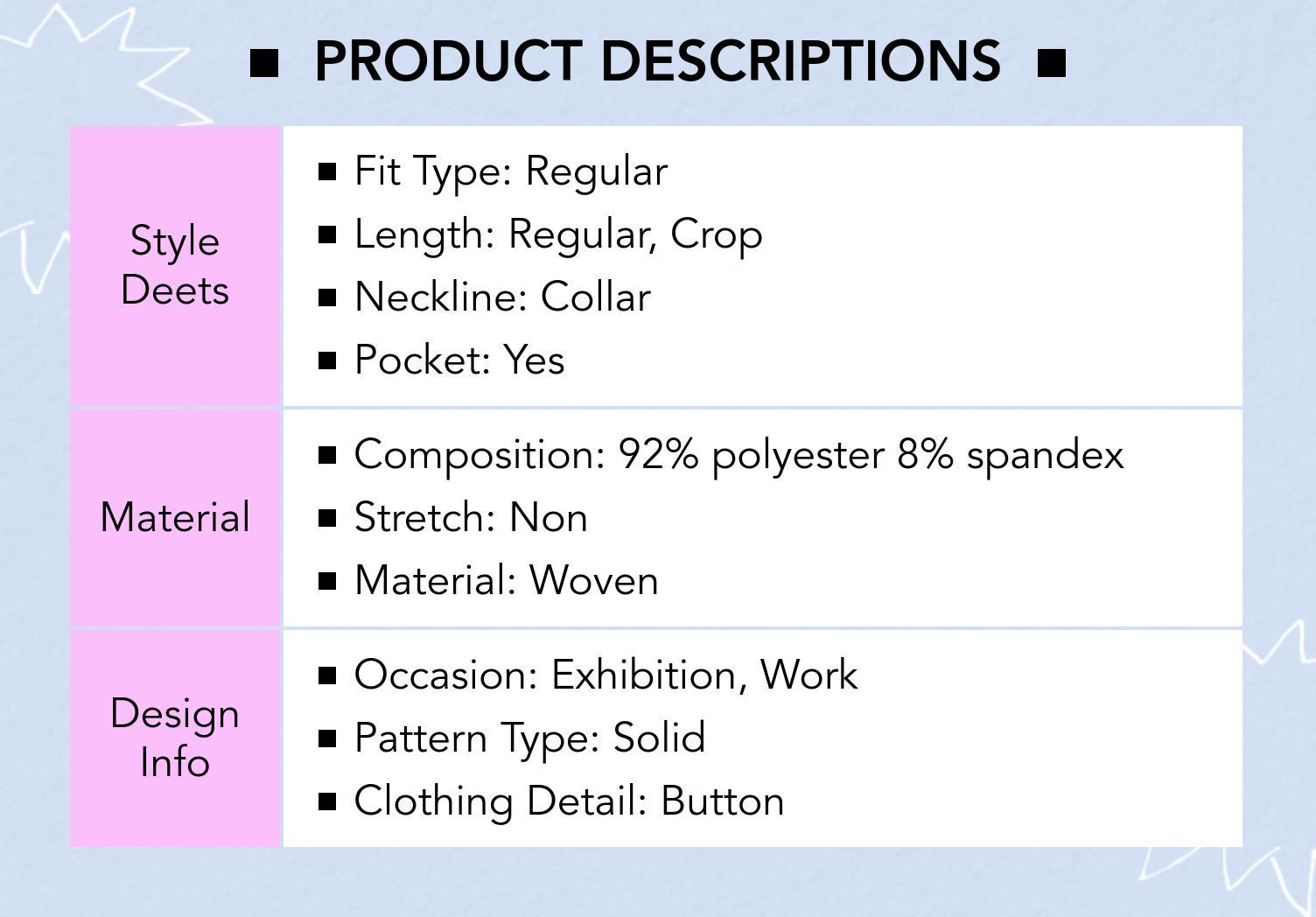 Women's Solid Collar Crop Cider Blazer, Size 2-10