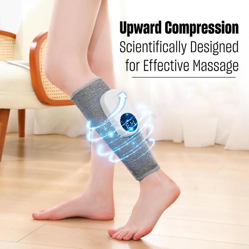 Cordless Air Compression Leg Massager, 1 Count 3 Heating 3 Modes Calf Massager, Professional Leg Relaxation Massager for Women & Men