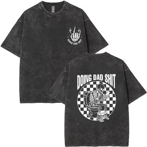 Men's Short-Sleeve Casual Crewneck T-Shirt, Fresh Take on Fatherhood Humorous Dad Clothes, Ideal Gift for Dads