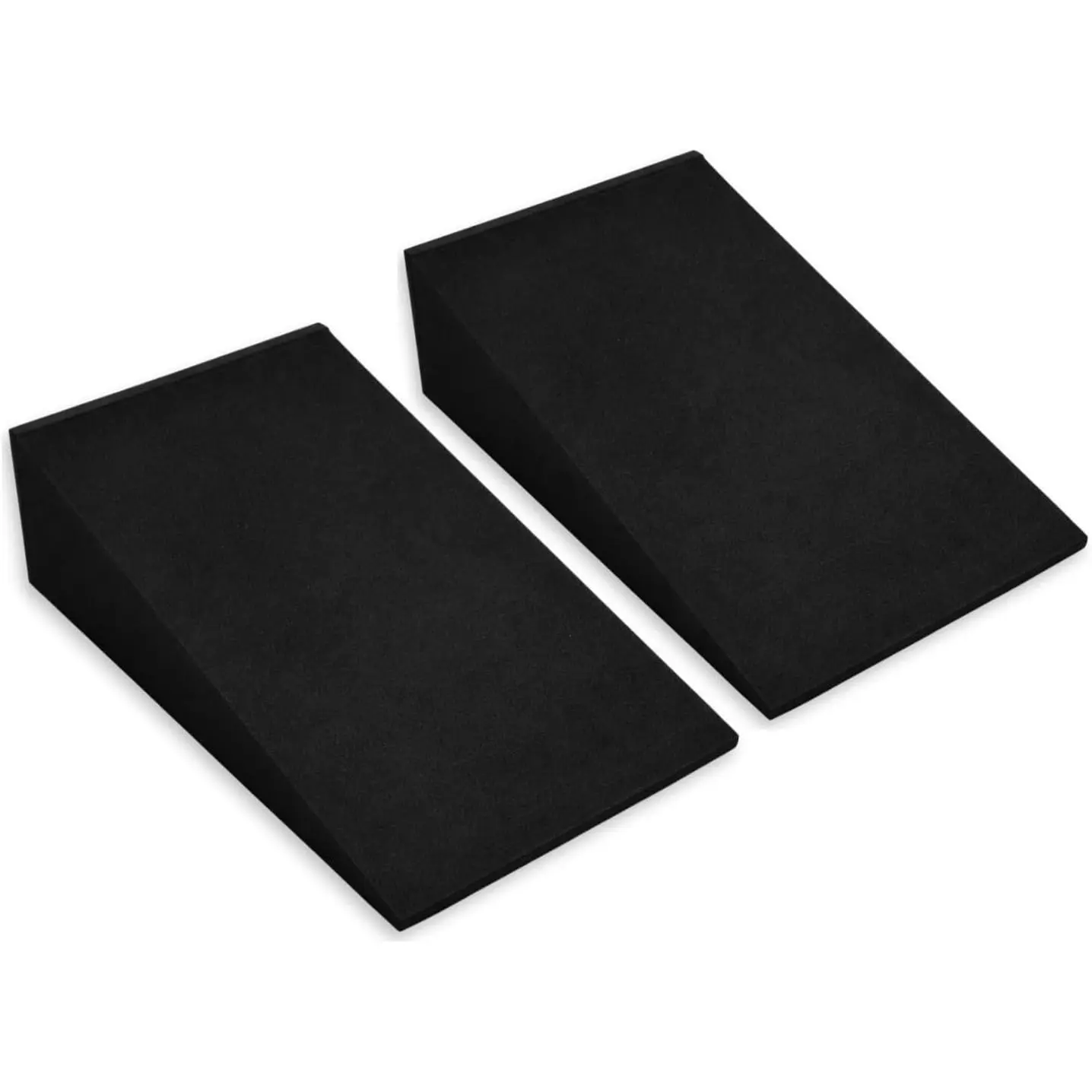 2Pcs Heel Elevated Squat Wedge 15° Incline Workout Wedge for Squats 9.7''x5.9''x2.6'' Foot Wedges for Exercise,Calf Stretching and Physical Therapy