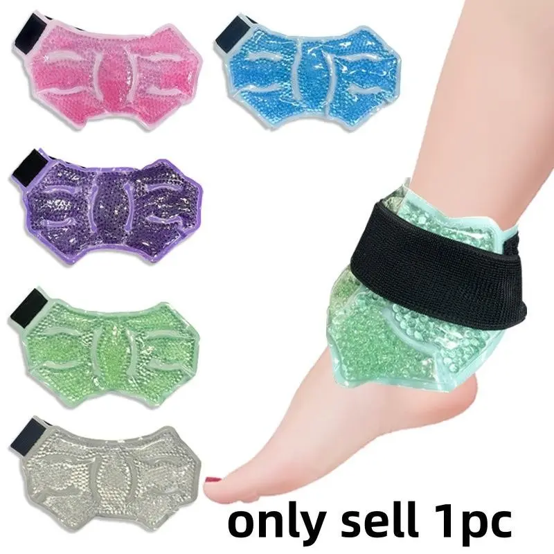 Reusable Cold Hot Therapy Gel Ice Pack, Dual-Sided Design, Soft Lining, Adjustable Strap, Ideal for Joint Pain Relief, Microwave Safe
