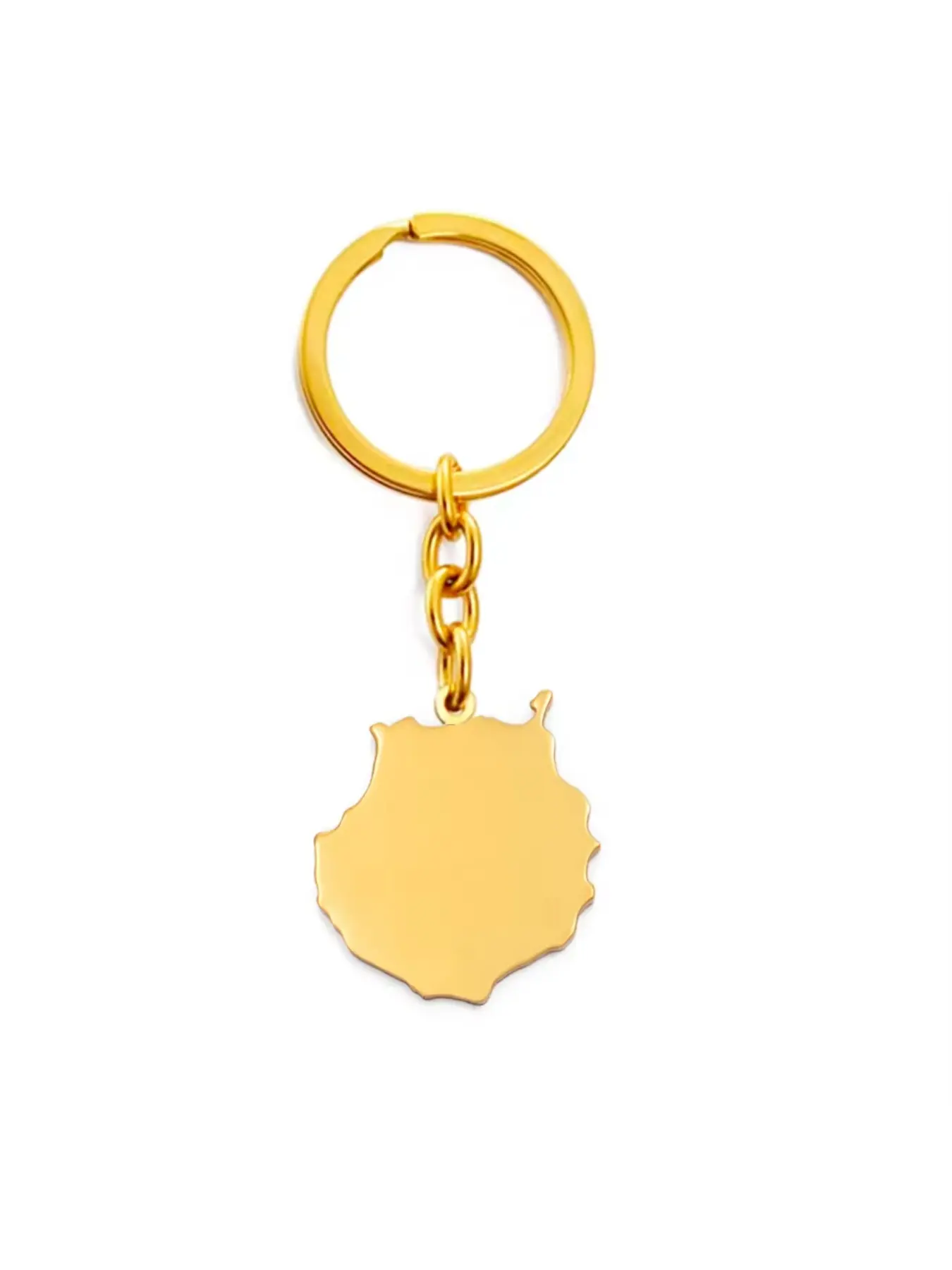 1pc Spain Canary Islands Tenerife,Gran Canaria,Fuerteventura,La palma,Lanzarote,La Gomera,El Hierro Map KeyChain Jewelry