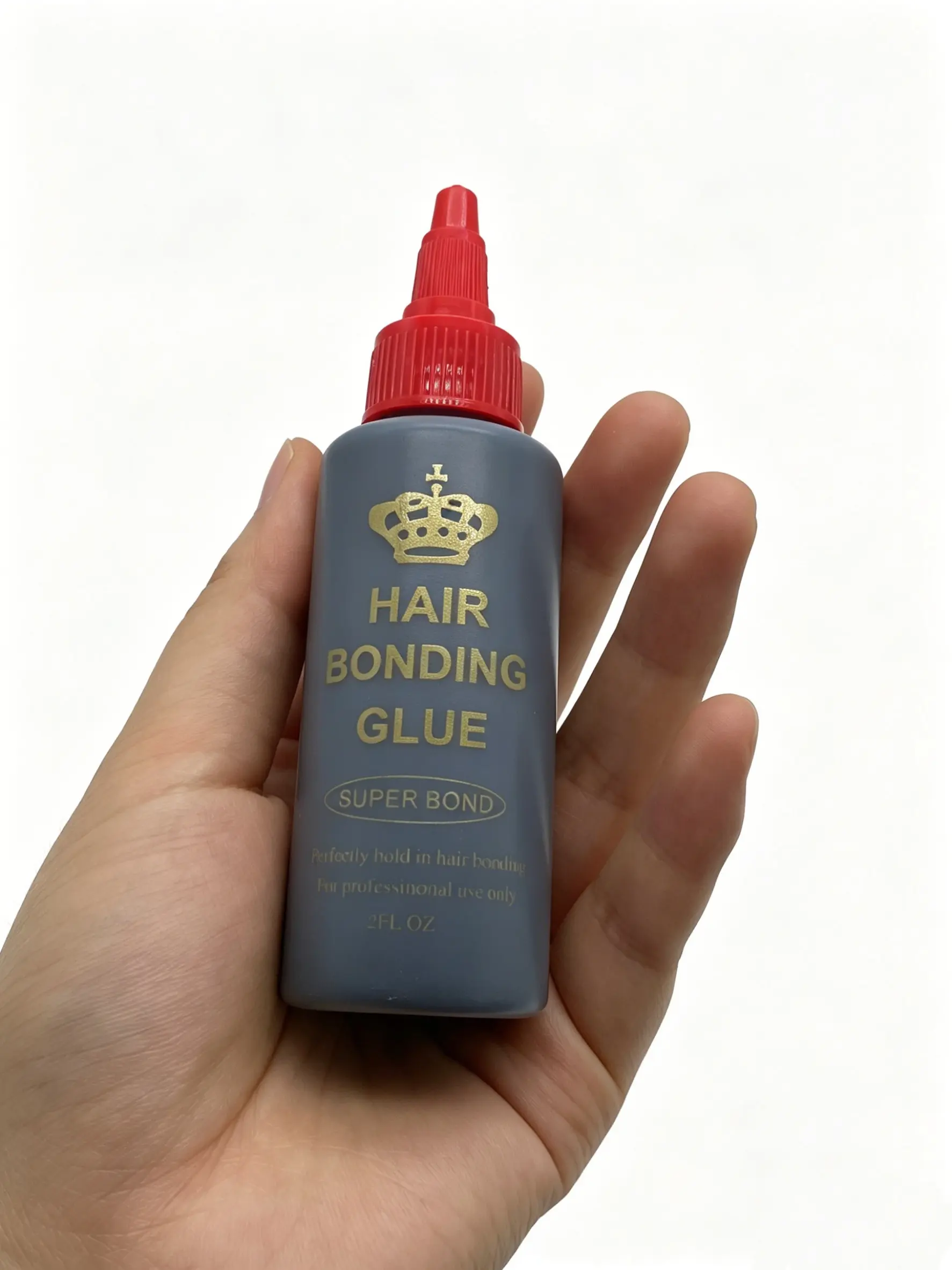 2 Oz 60 ml Black Hair Weft Bonding Glue Extra Strong Hold Extreme Hold Hair Weave bond, Black Liquid