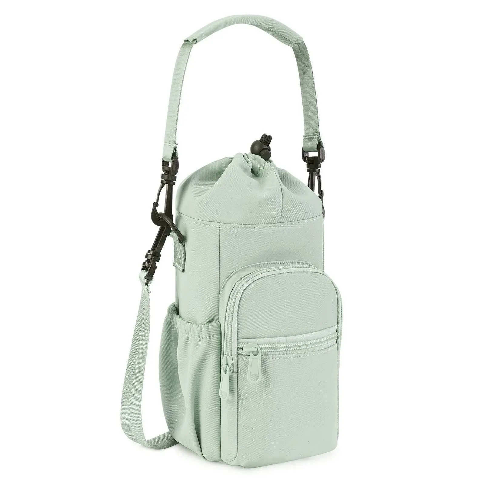 Insulated Water Bottle Sling Bag – Lightweight Portable Thermos Sleeve with Adjustable Strap, Hands-Free Hiking, Cycling, Camping & Fishing Gear, Outdoor Essentials