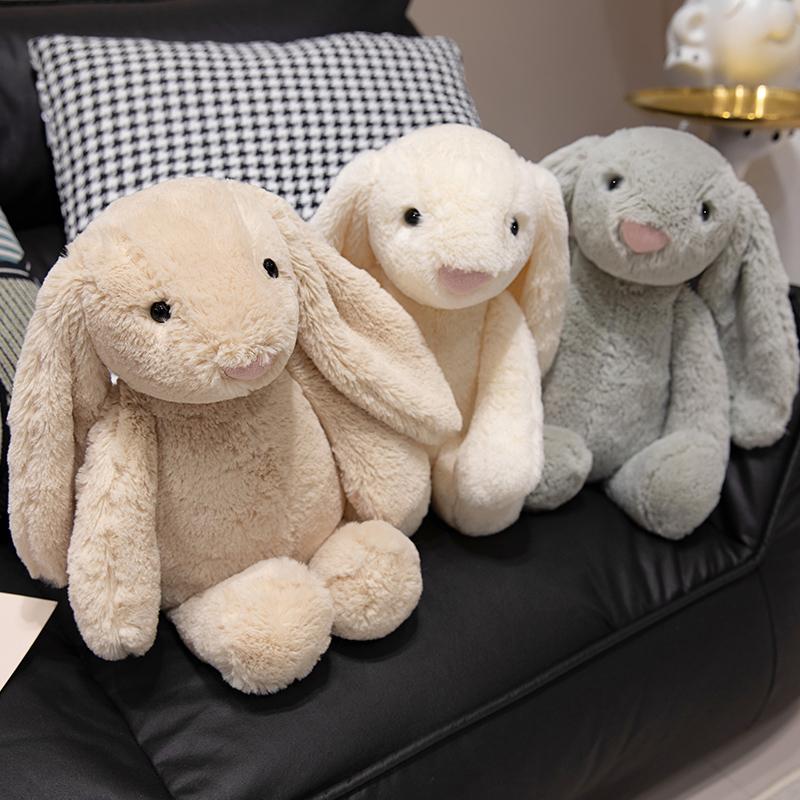 Cute Rabbit Design Stuffed Toy, 1 Count Soft & Comfy Plush Toy, Lovely Animal Plush Toy for Kids & Room Decor,  Stuffed Animals, Gift