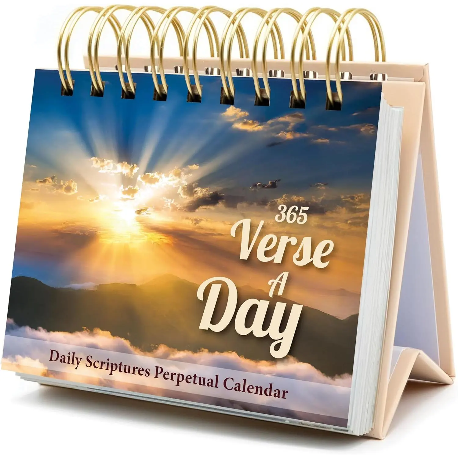 365  Verses Daily Flip Desk Calendar - Undated  Perpetual Flip Verses Christian Inspirational  for Men & Religious Gifts for Women ( Verses NIV)