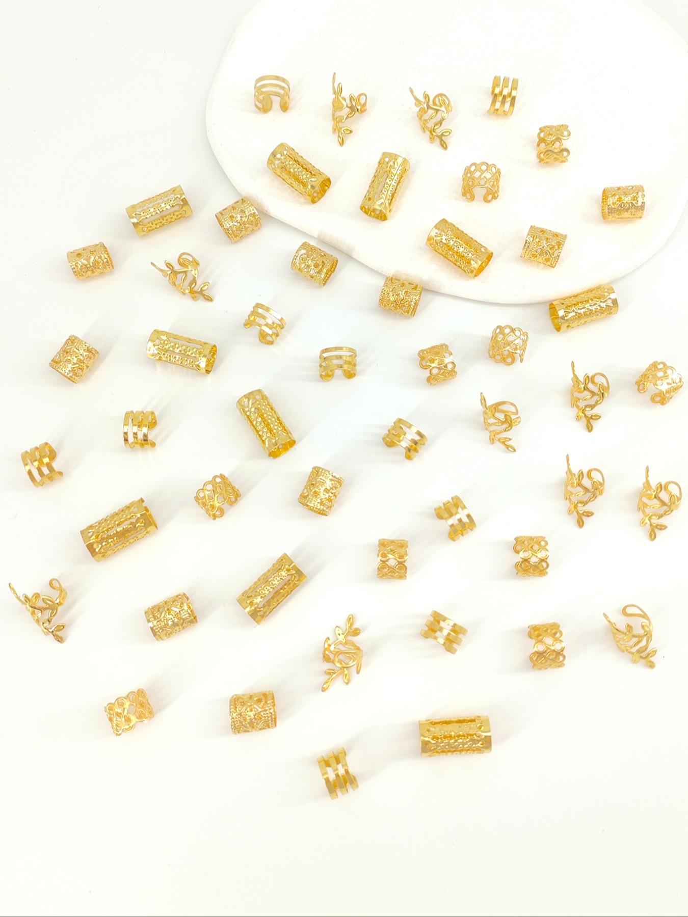 Hollow Out Design Hair Rings, Boho Style Hair Jewelry for Women & Girls, Fashion Hair Accessories for Party and Daily Wear, Decorative Hair Clips, Hair Clip Set, Hairstyle Accessory
