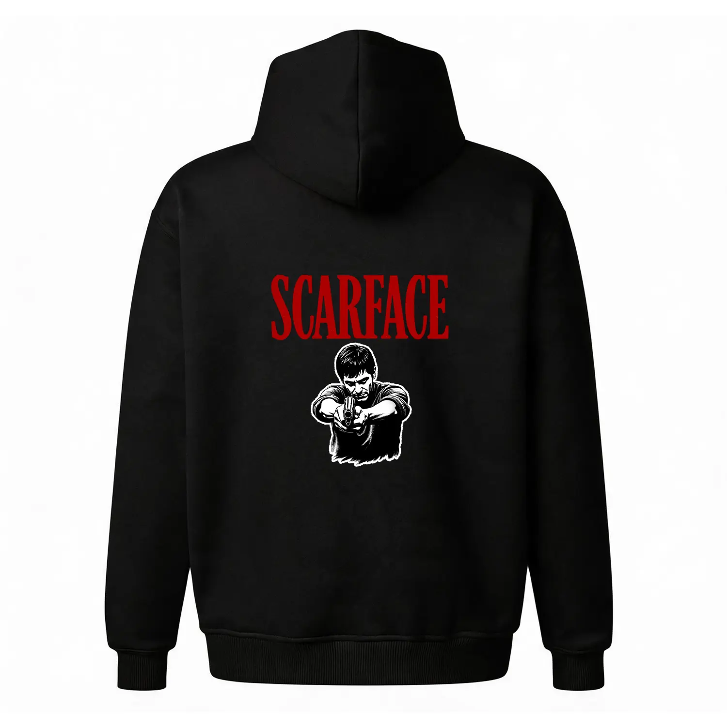 Unisex Y2K Hoodie |   Retro Scarface Graphic Hoodie Oversized |   Cozy Fleece Streetwear Sweatshirt |   Casual Pullover Gifts