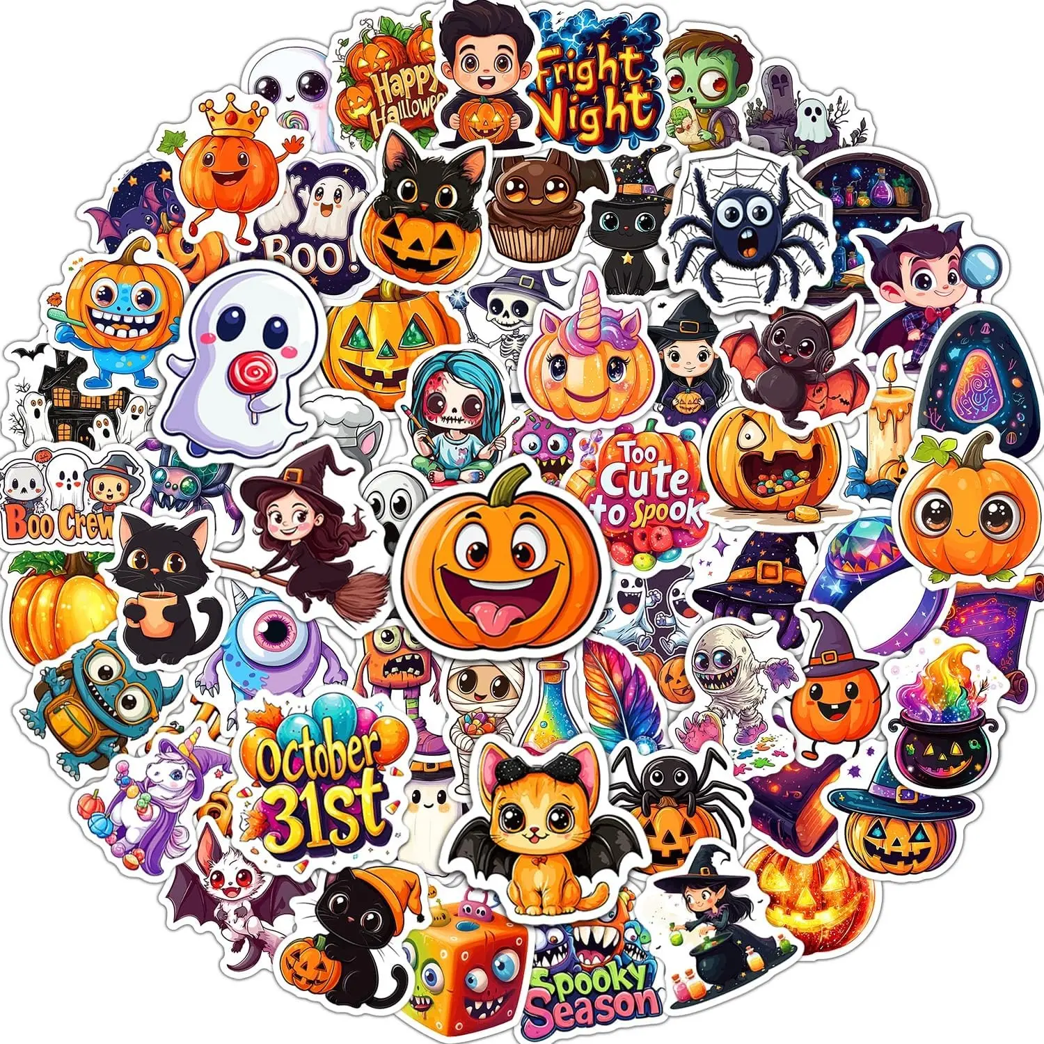 Festival Stickers, 100 Waterproof Vinyl Stickers, Halloween Party Gifts, Cup Crafts, Party Decor, Gift Bag Filler, Kids Toys, Games, Decal Sticker