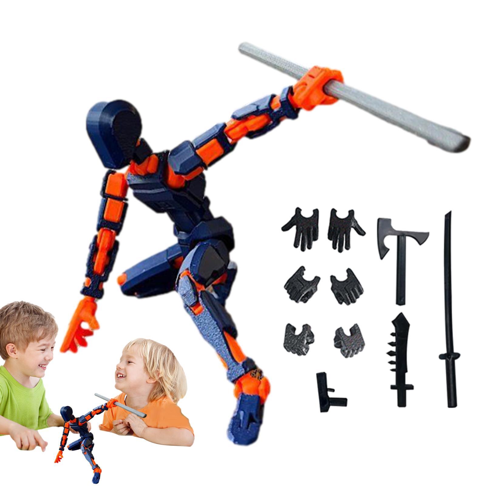 1PC 13 Joints Figure Articulate Movable Dummy Doll Diy Assembly Toy 3D Printed Action Figure Stop Motion Animation Dummy