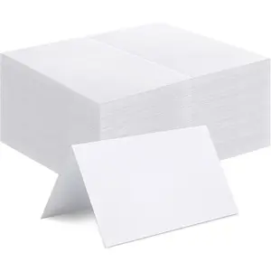 120 Pcs 2x3.5in Blank Fillable Place Cards Banquet Seat Escort Card for Wedding Table Setting Dinner Parties