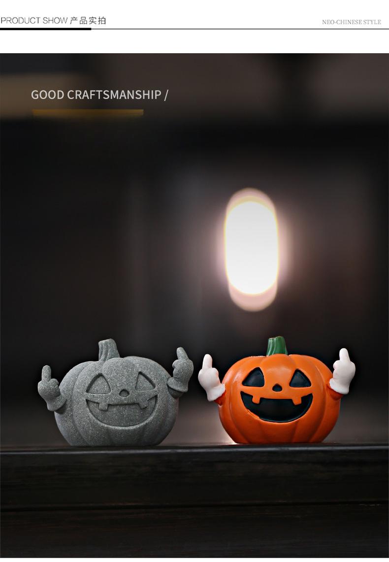 Creative pumpkin simulation craft ornament, high-end niche home desktop decoration, birthday gift