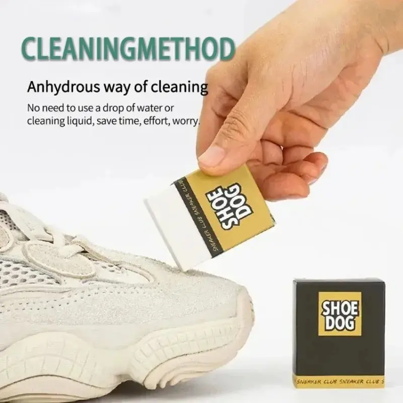 Shoe Cleaning Eraser, Stain Remover for Suede, Leather, Sports Shoes, Durable Portable Design, Easy-To-Use Shoe Care Tool, Outdoor Shoe Cleaning